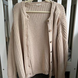 The Simple Folk Oatmeal Chunky Cardigan US 6
